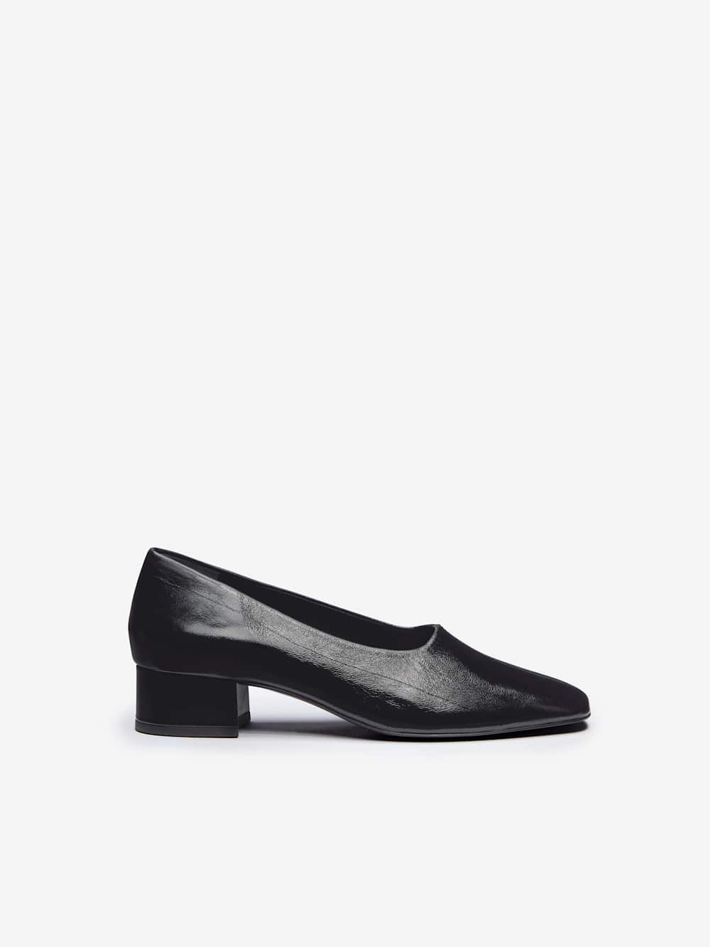 Reformation Inez Pump - Black Eel