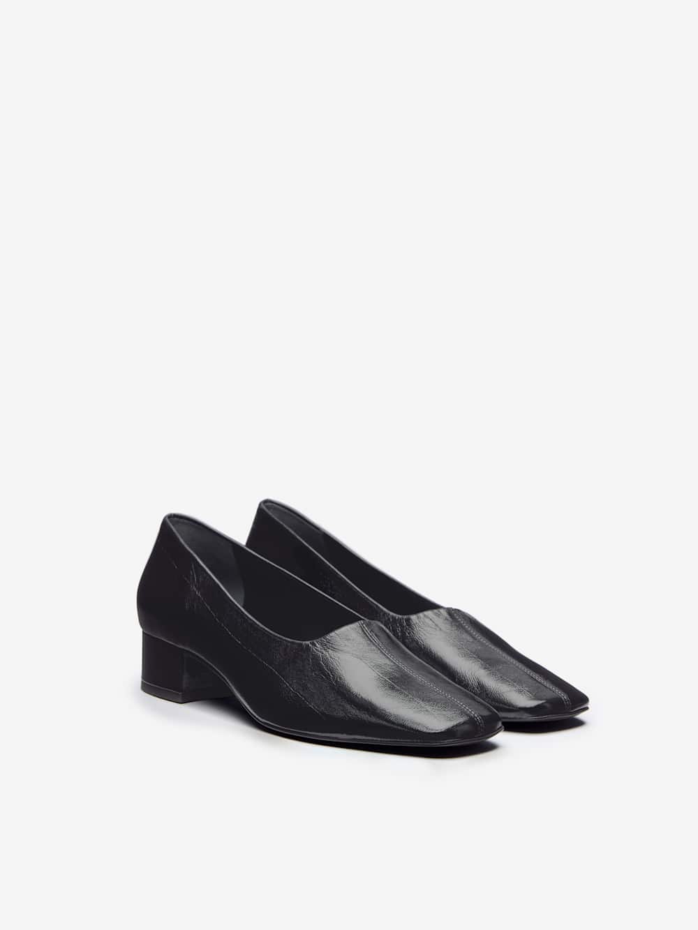 Reformation Inez Pump - Black Eel