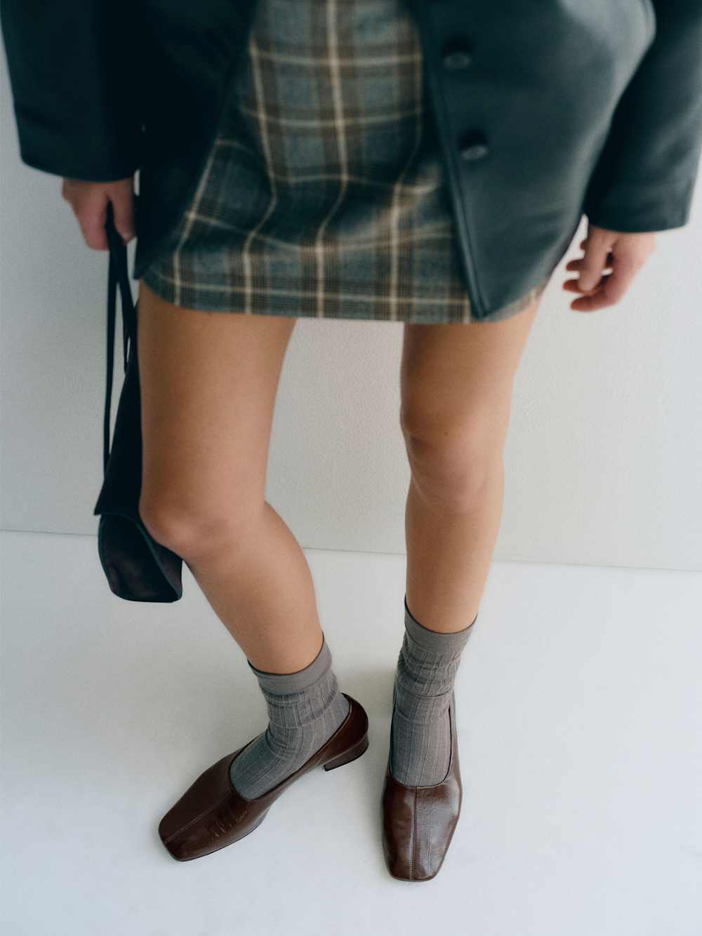 Reformation Inez Pump - Espresso Eel