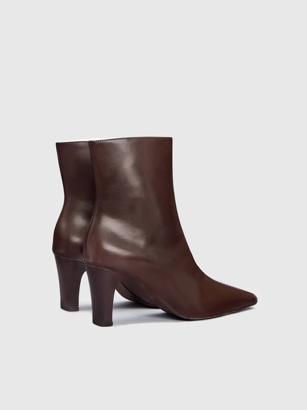 Reformation Tatyana Ankle Boot - Espresso Leather