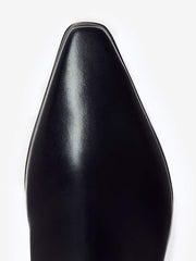 Reformation Dominique Ankle Boot - Black Leather