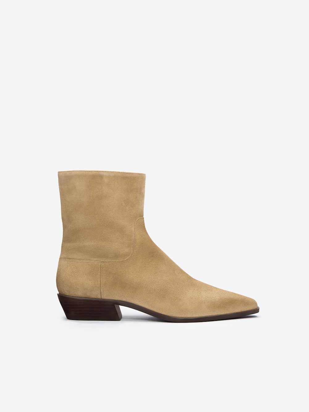 Reformation Dominique Ankle Boot - Hazel Suede