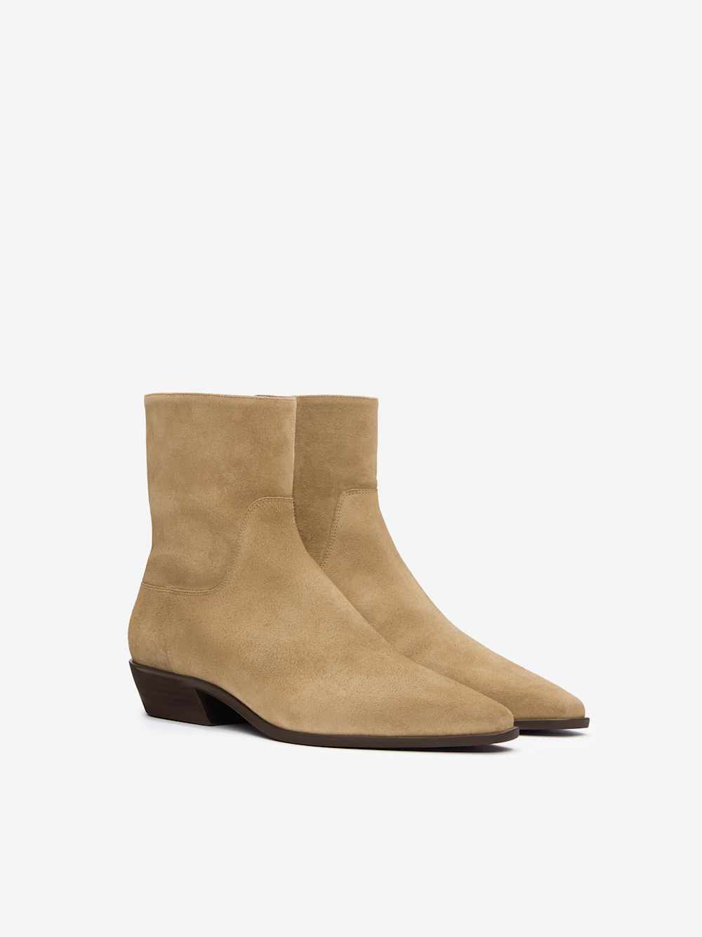Reformation Dominique Ankle Boot - Hazel Suede