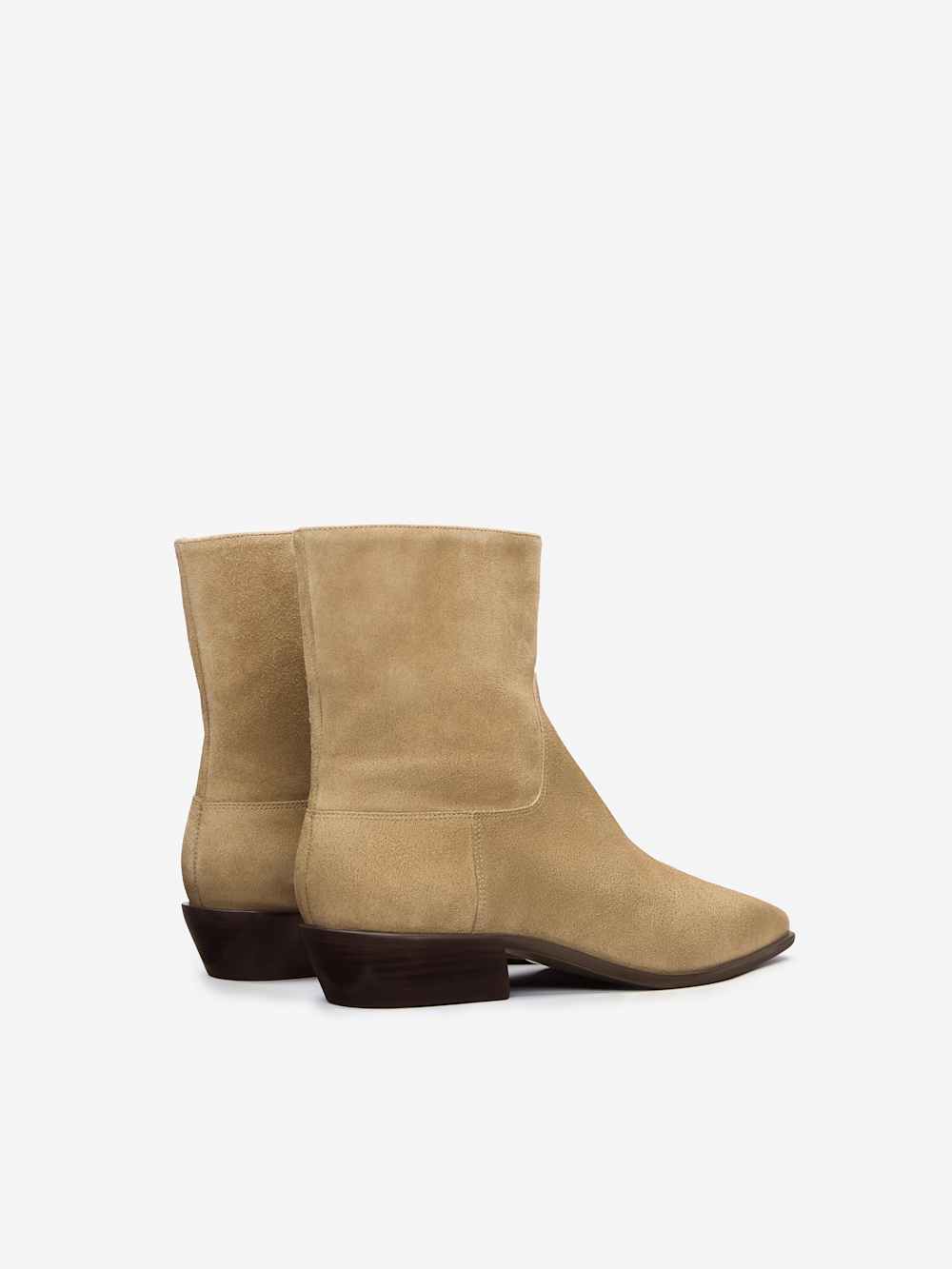 Reformation Dominique Ankle Boot - Hazel Suede