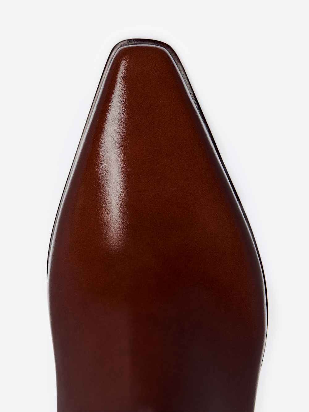 Reformation Dominique Ankle Boot - Syrup Leather