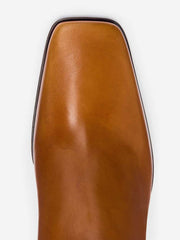 Reformation Claudette Ankle Boot - Whiskey Leather