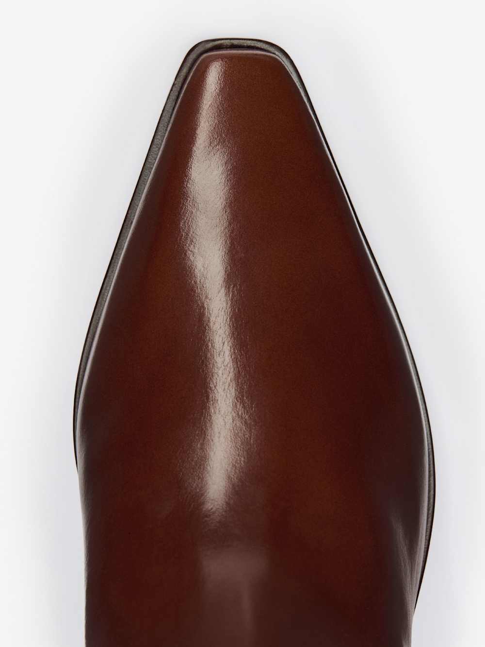 Reformation Dominique Knee Boot - Syrup Leather