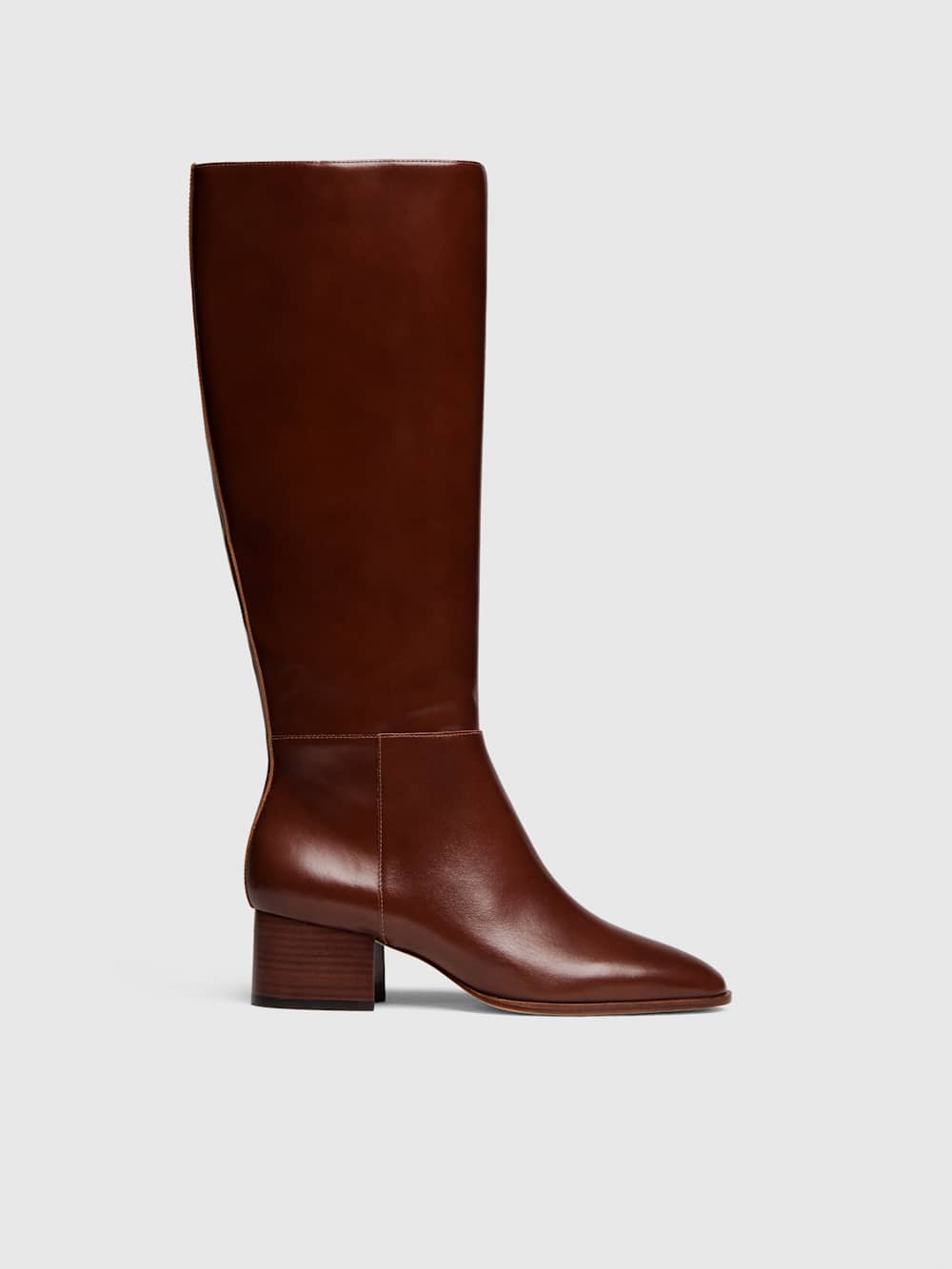 Reformation Gilly Knee Boot - Syrup Leather