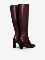 Reformation Claudette Knee Boot - Ruby Leather