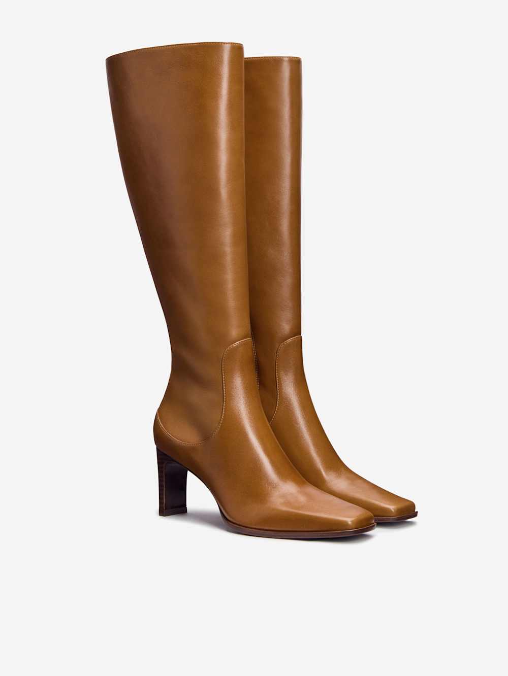 Reformation Claudette Knee Boot - Toffee Leather