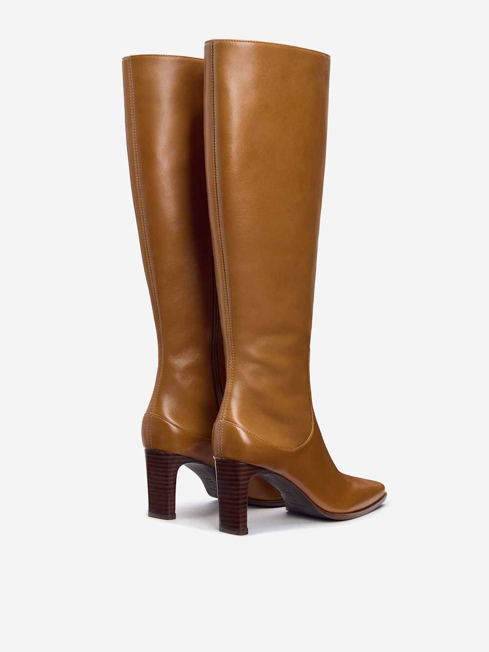 Reformation Claudette Knee Boot - Toffee Leather
