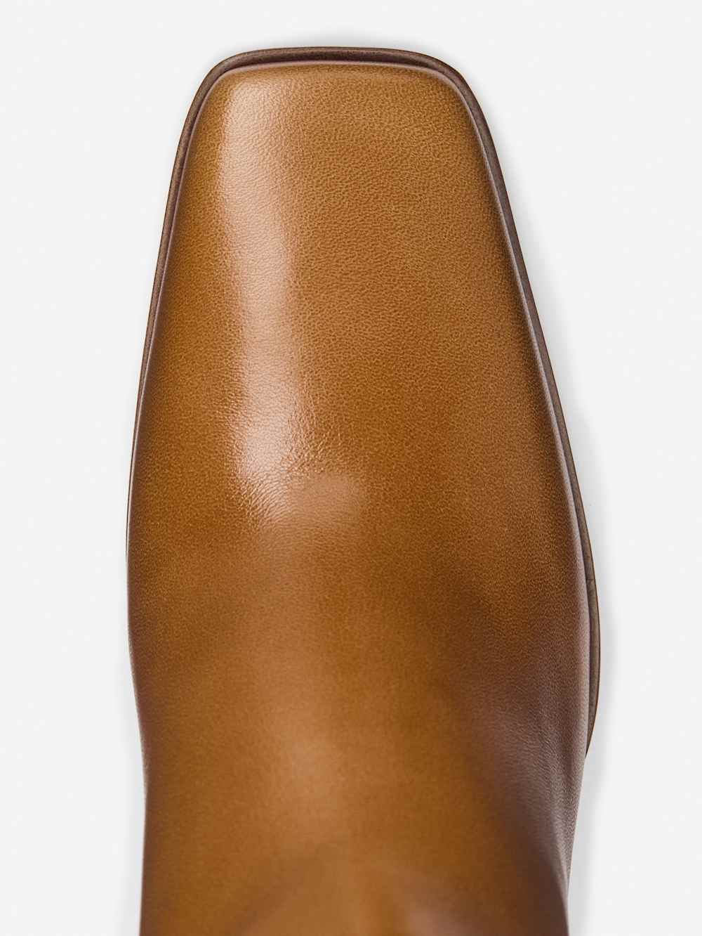 Reformation Claudette Knee Boot - Toffee Leather