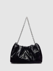 Reformation Dahlia Shoulder Bag - Black Leather