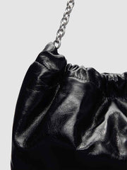 Reformation Dahlia Shoulder Bag - Black Leather