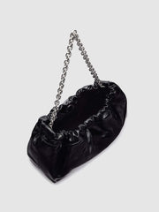 Reformation Dahlia Shoulder Bag - Black Leather