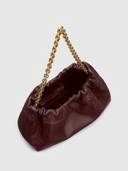 Reformation Dahlia Shoulder Bag - Rum Raisin Leather