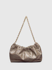 Reformation Dahlia Shoulder Bag - Taupe Leather