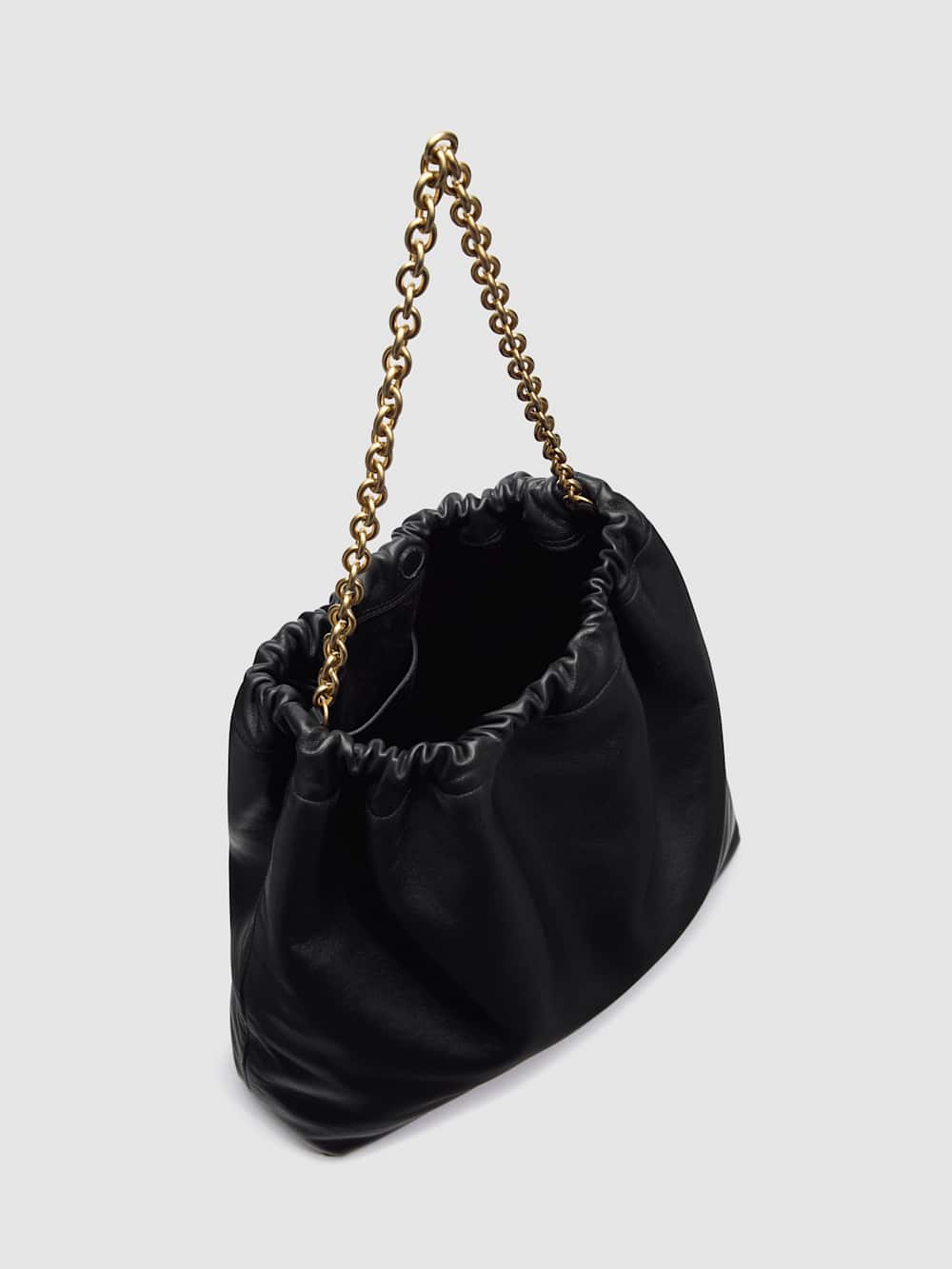 Reformation Dahlia Tote Bag - Black Leather