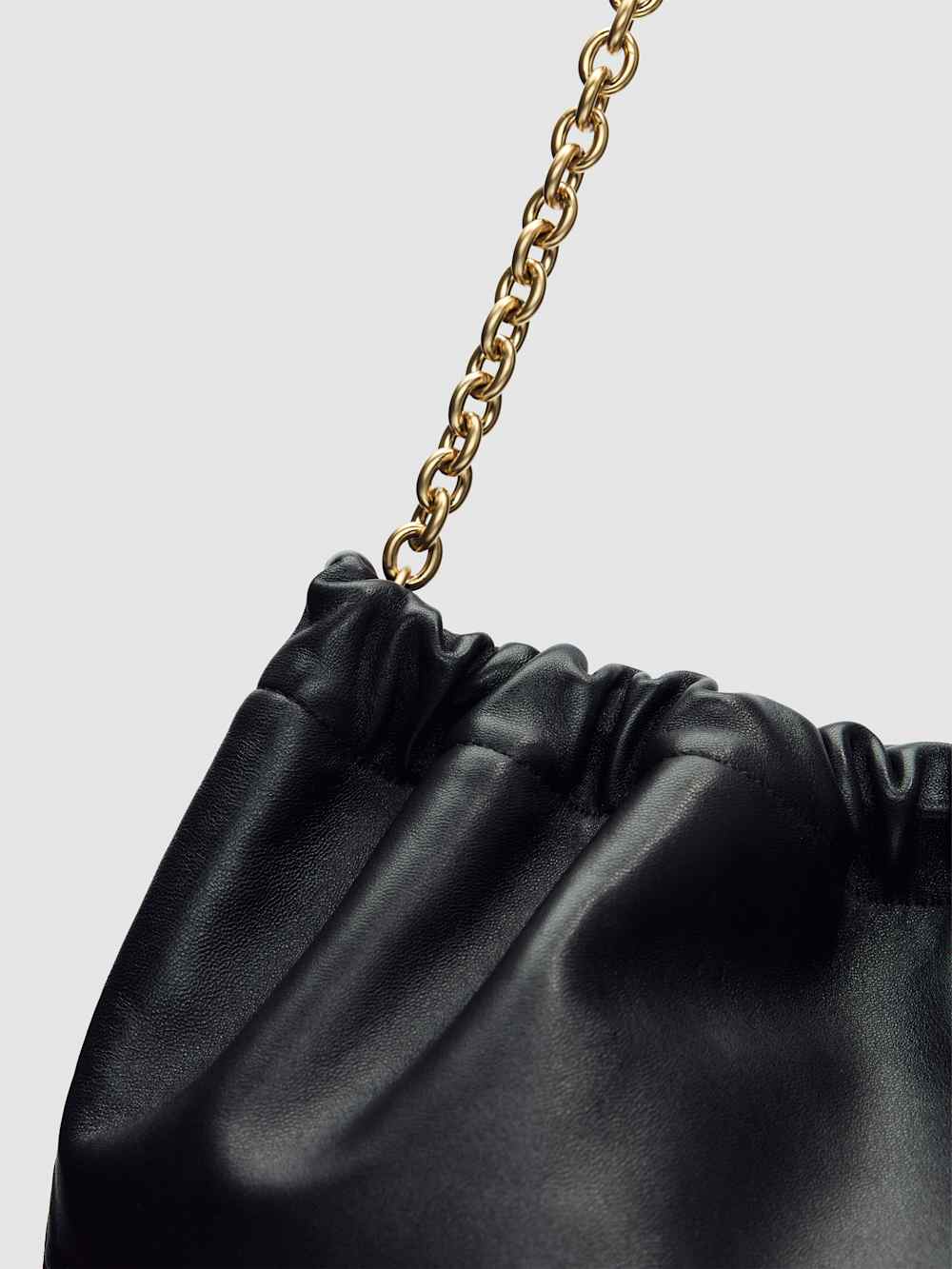 Reformation Dahlia Tote Bag - Black Leather