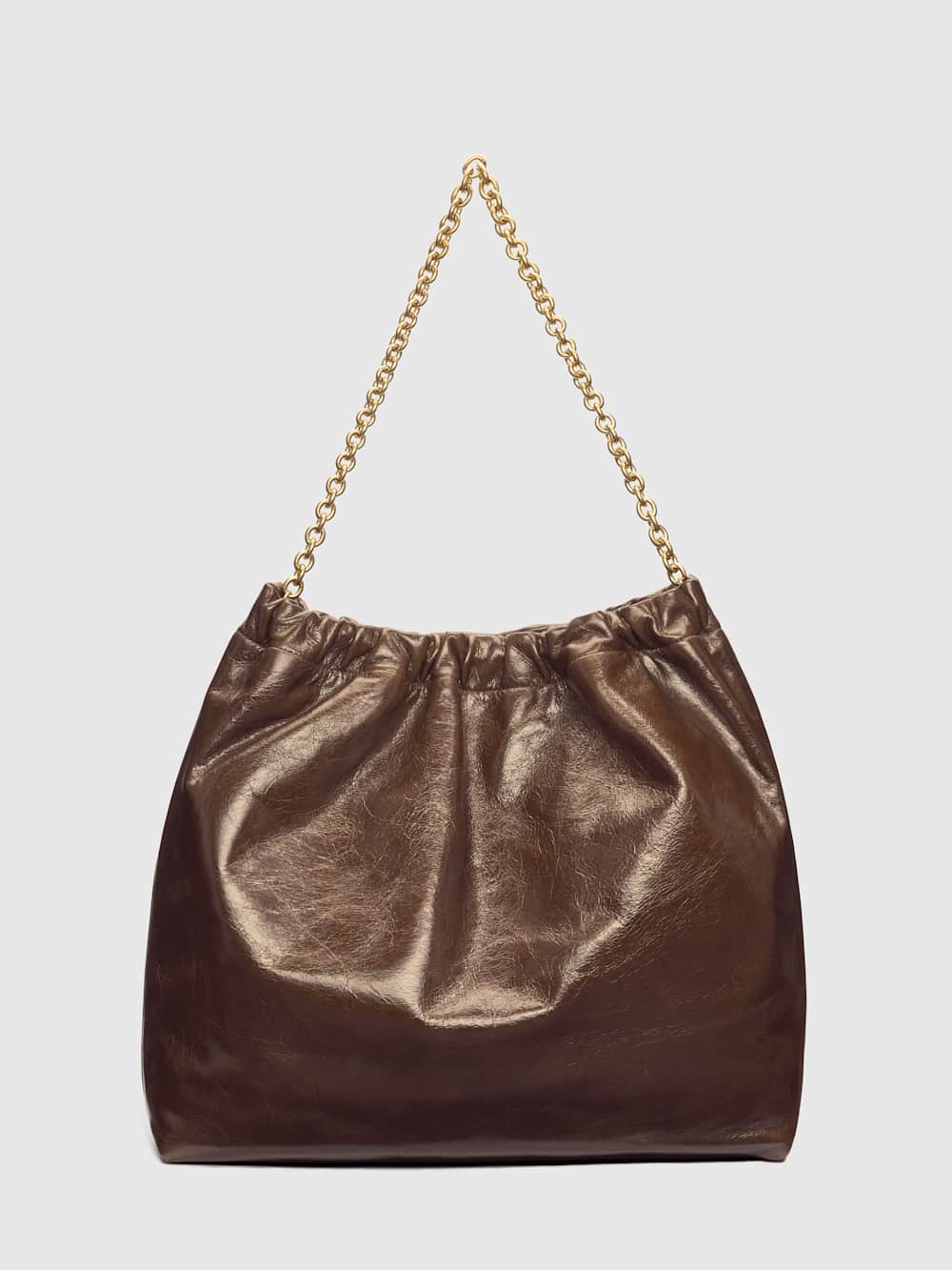 Reformation Dahlia Tote Bag - Mocha Leather