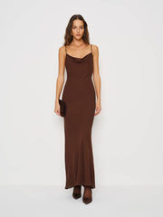 Reformation Drina Dress - Cafe