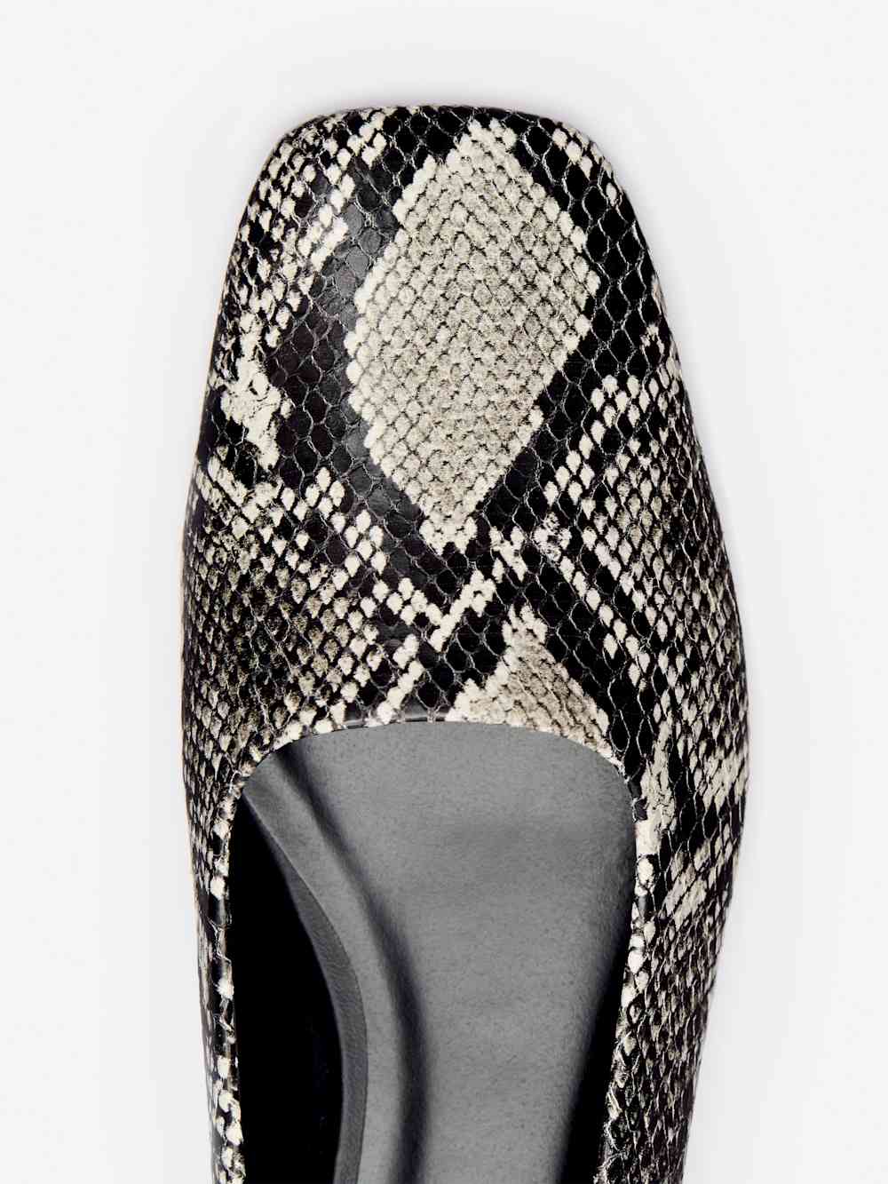 Reformation Inez Ballet Flat - Roccia Snake