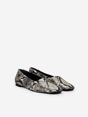 Reformation Inez Ballet Flat - Roccia Snake
