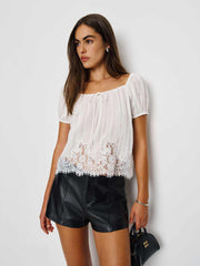 Reformation Rhia Top - White