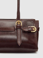 Reformation Beatrice Shoulder Bag - Chestnut Leather