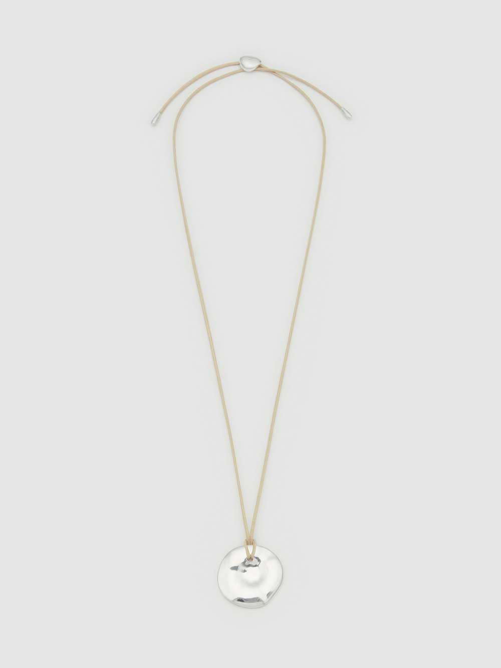 Reformation Estelle Necklace - Silver Ivory