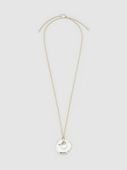 Reformation Estelle Necklace - Silver Ivory