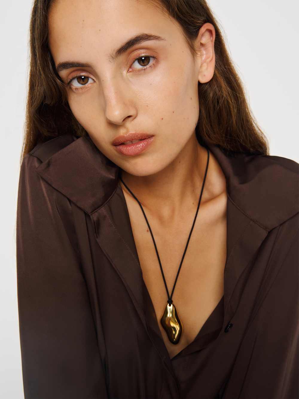 Reformation Carmel Necklace - Gold Black