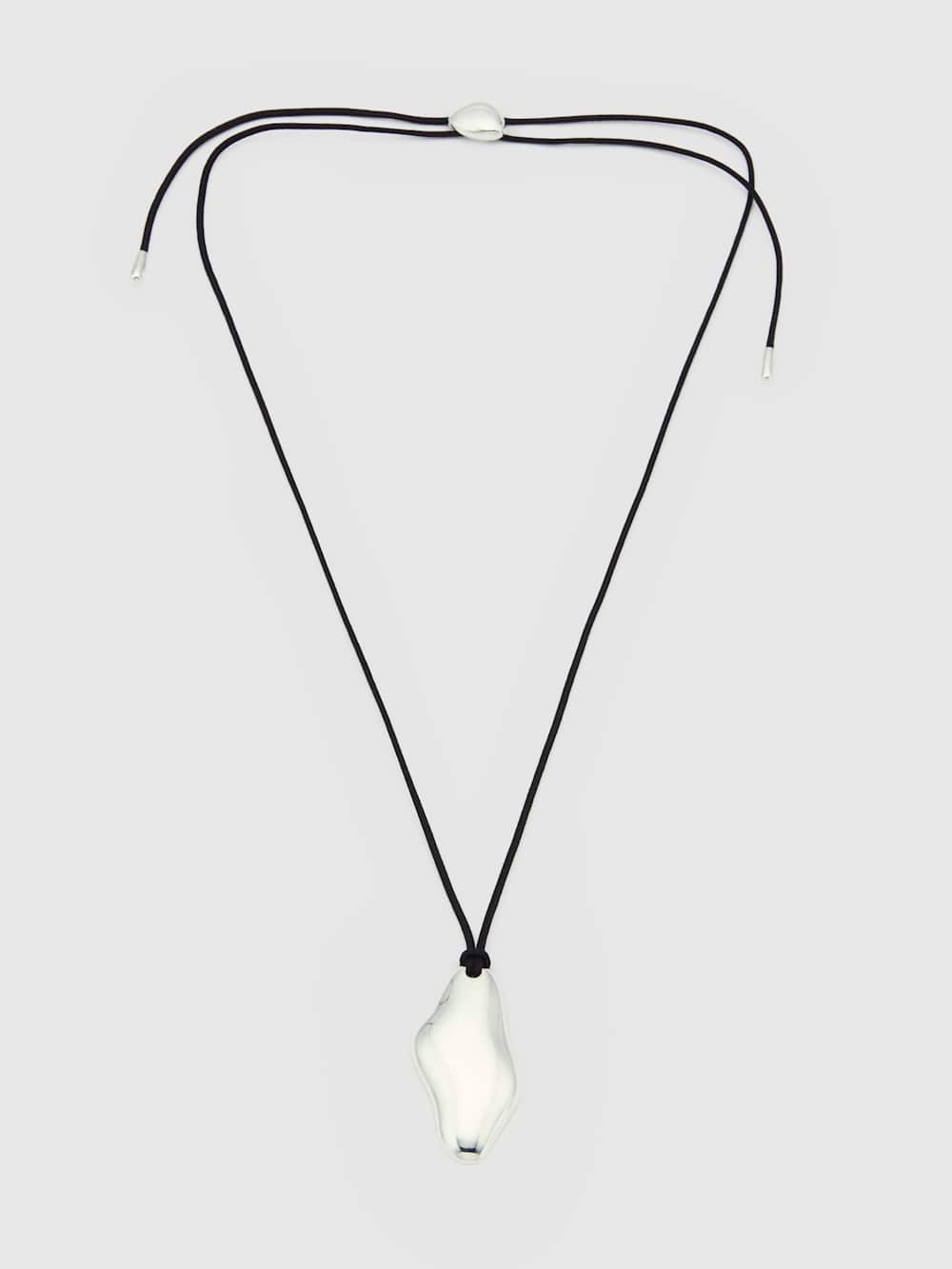 Reformation Carmel Necklace - Silver Black