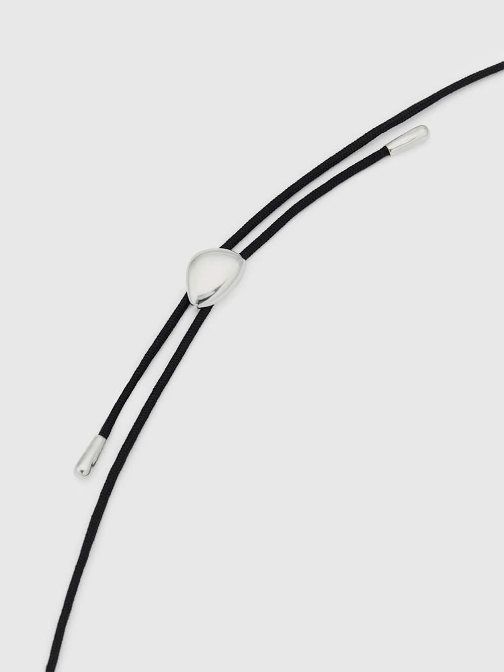 Reformation Carmel Necklace - Silver Black