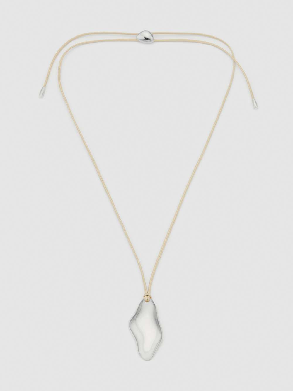 Reformation Carmel Necklace - Silver Ivory