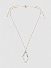 Reformation Carmel Necklace - Silver Ivory