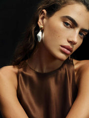 Reformation Carmel Drop Earrings - Gold Silver