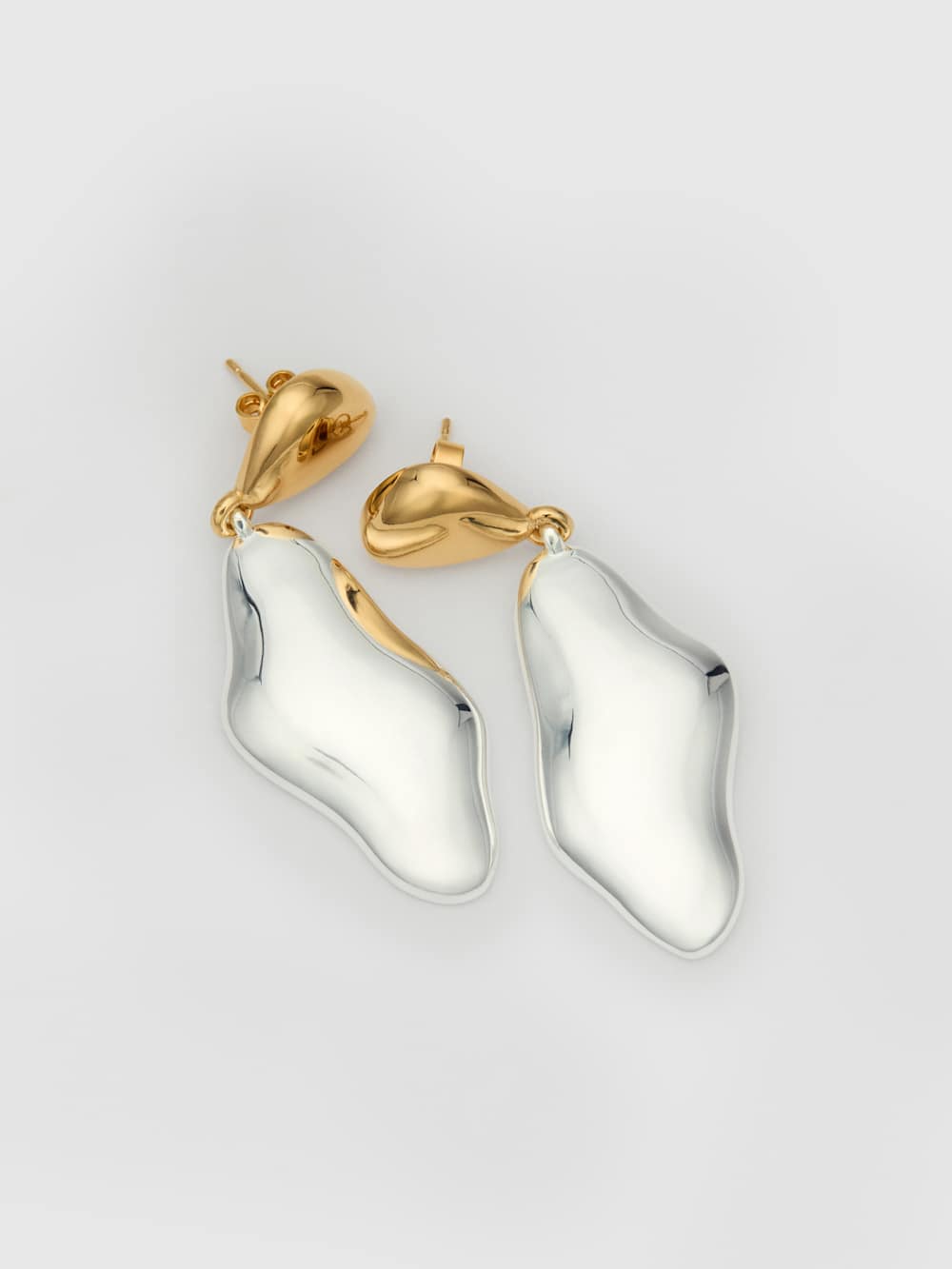 Reformation Carmel Drop Earrings - Gold Silver
