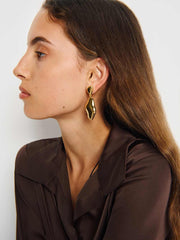 Reformation Carmel Drop Earrings - Gold