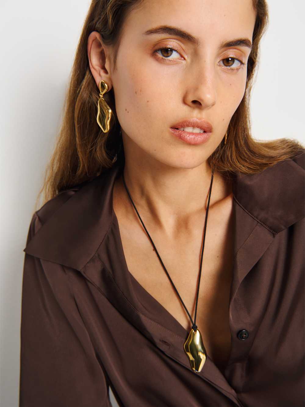 Reformation Carmel Drop Earrings - Gold