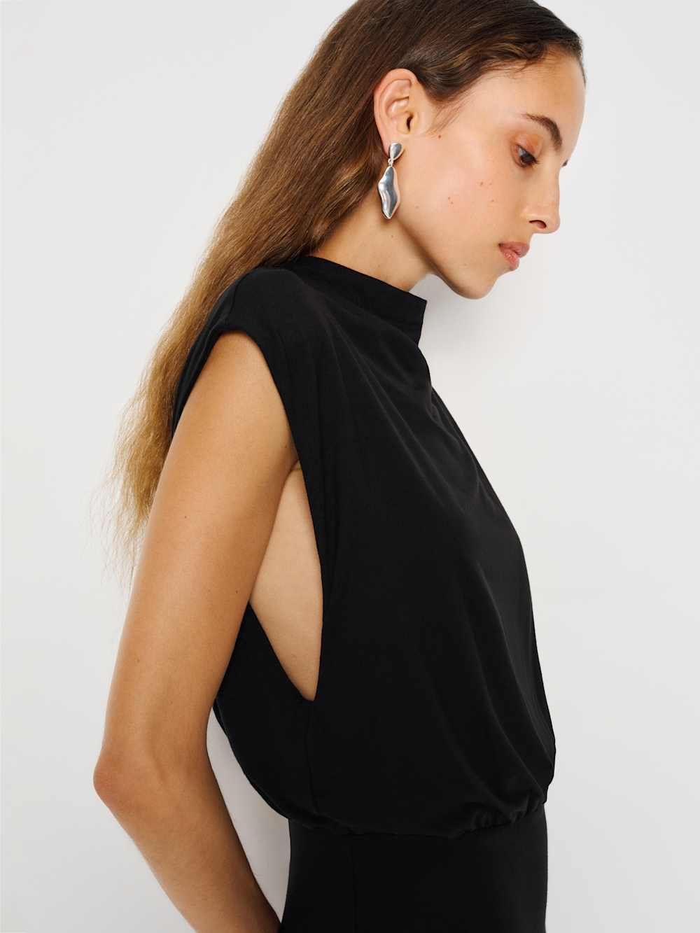 Reformation Carmel Drop Earrings - Silver