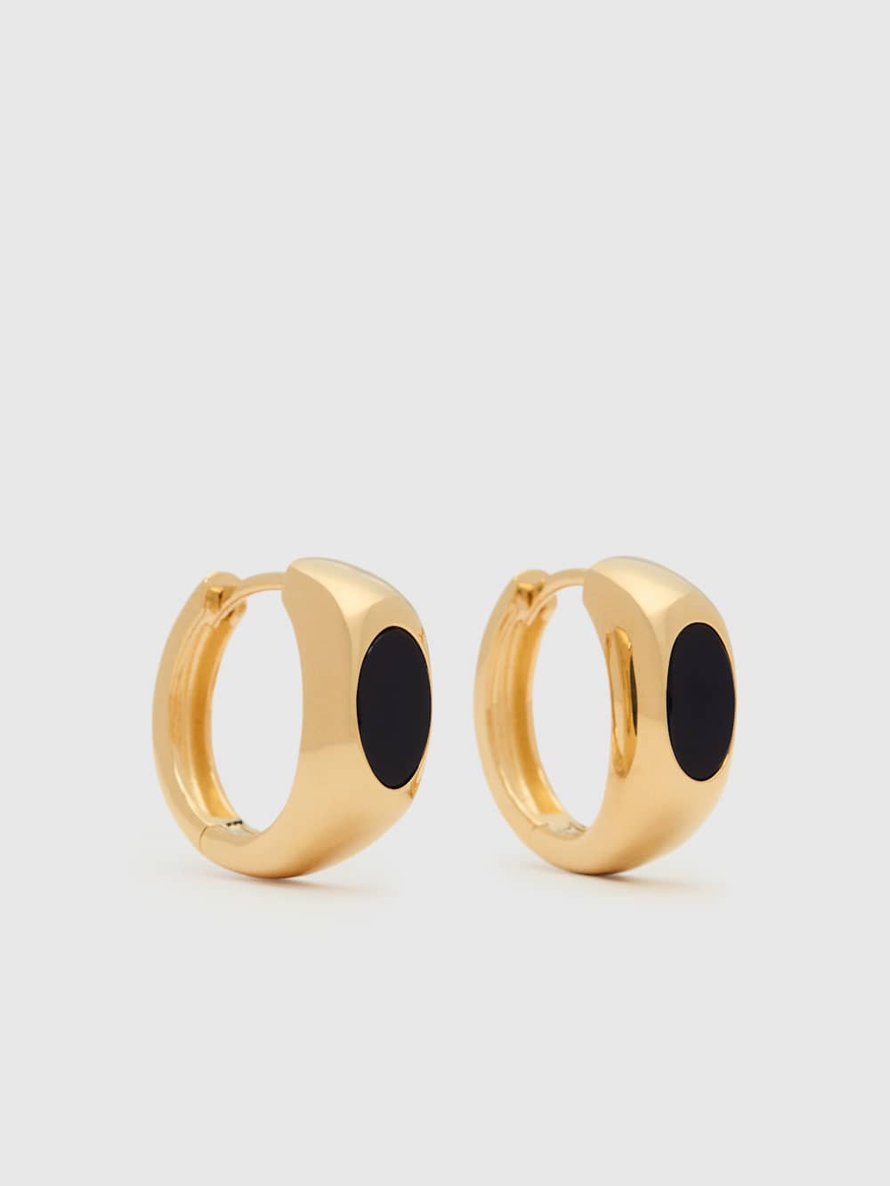 Reformation Mabel Earrings - Gold Onyx