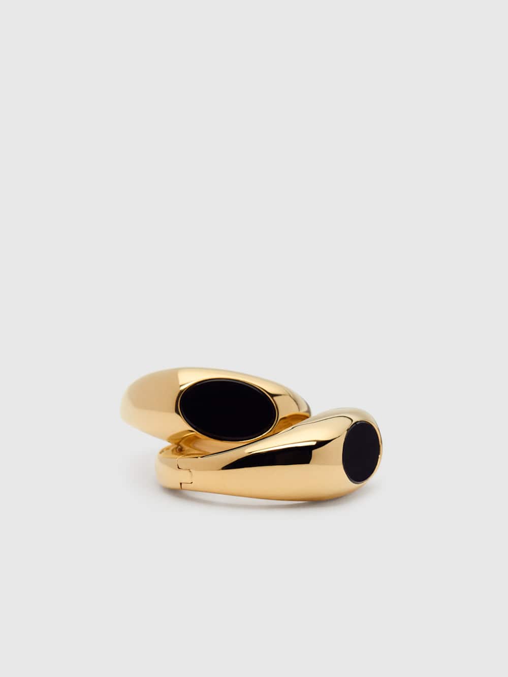 Reformation Mabel Earrings - Gold Onyx