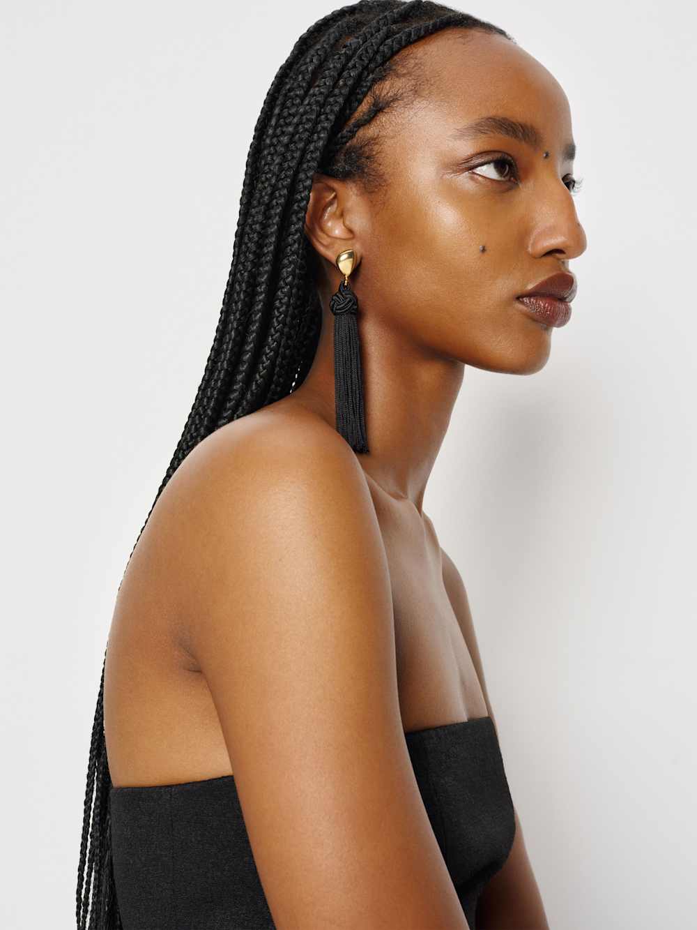 Reformation Dolores Tassel Earrings - Gold