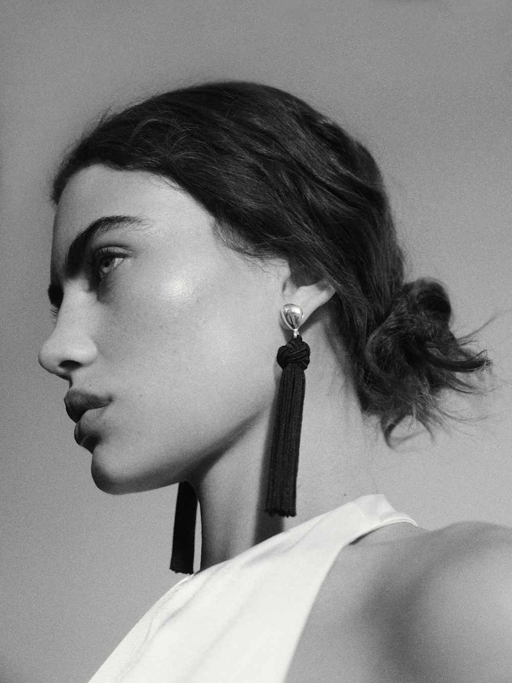 Reformation Dolores Tassel Earrings - Silver