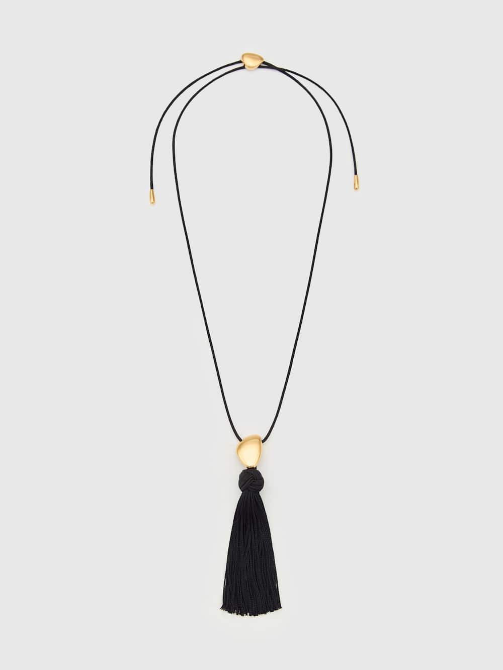 Reformation Dolores Tassel Necklace - Gold