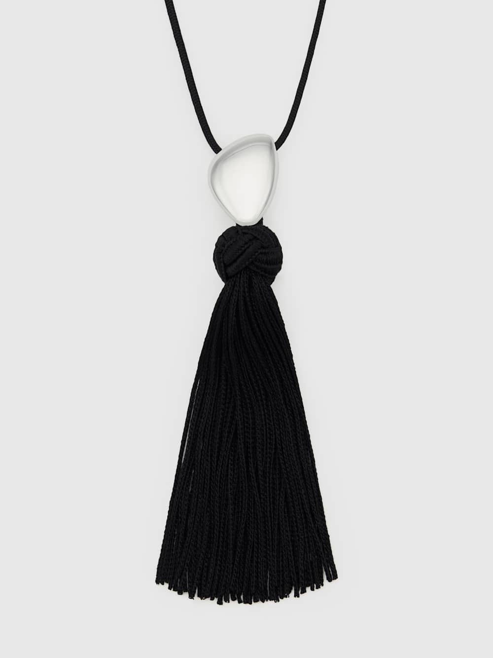 Reformation Dolores Tassel Necklace - Silver